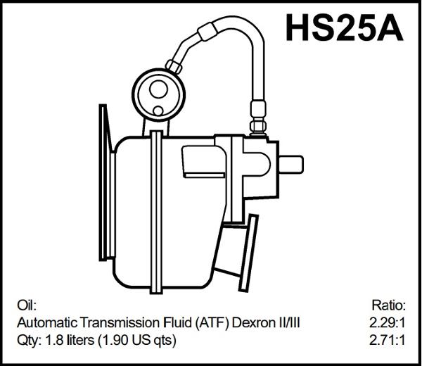 NEW Volvo Penta HS25A 2.29 Marine Gearbox