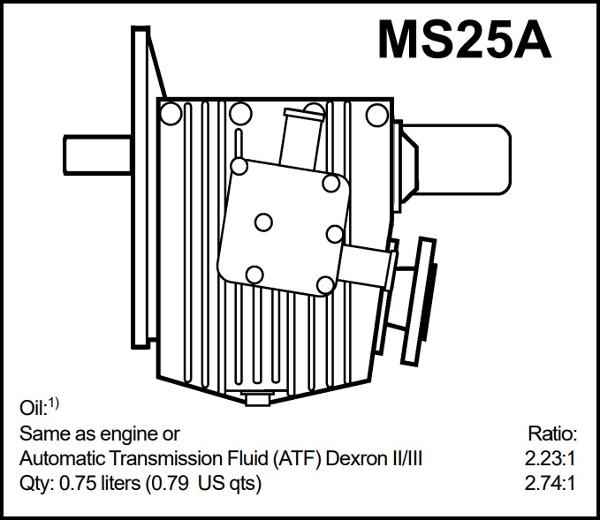 NEW Volvo Penta MS25A 2.23 Marine Gearbox NEW Volvo Penta MS25A 2.23 Marine Gearbox