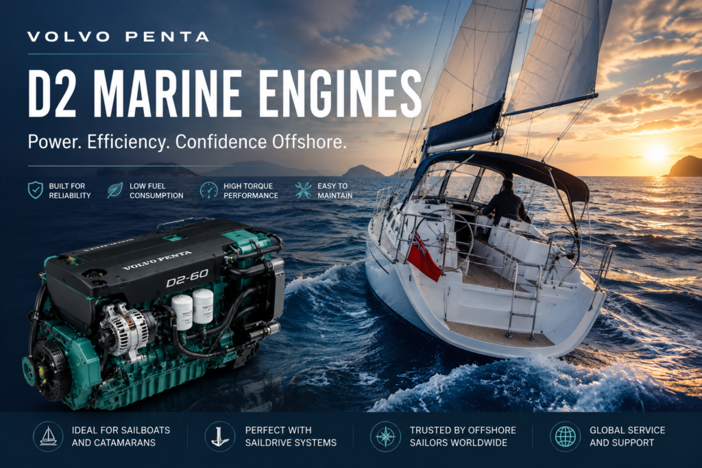 Volvo Penta Common Rail Marine Diesel Engine Technology Explained - The Complete Buyer’s Guide Volvo Penta D2 Marine Engines