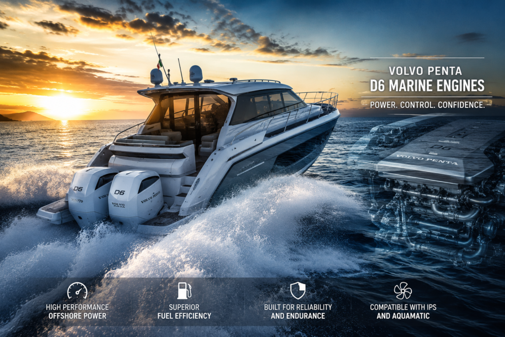 Volvo Penta IPS Marine Propulsion Systems: The Complete Buyer’s Guide to Smarter Boating Volvo Penta D6 Marine Engines - The Complete Buyer’s Guide for High-Performance Offshore Power