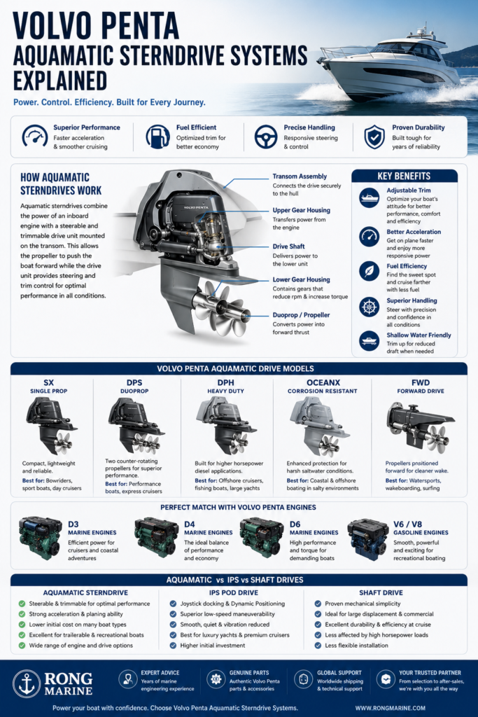 Best 4-Cylinder Volvo Penta Marine Engines Every Boat Owner Should Know Volvo Penta Aquamatic Sterndrive Systems